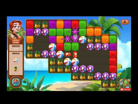 Lost Island Blast Adventure Level 1124 NO BOOSTERS - A S GAMING