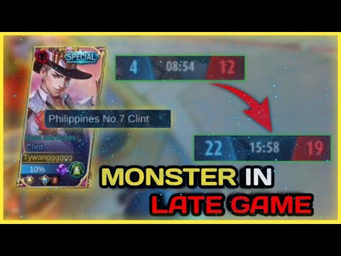 EPIC COMEBACK| CLINT MONSTER IN LATE GAME| TOP GLOBAL CLINT |TOP 7 PH CLINT | MLBB