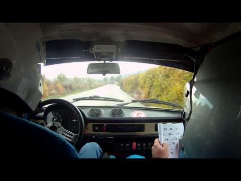 1 rally day centro sicilia PS1 Bompensiere eq. Gioè-Mastrosimone con CRASH