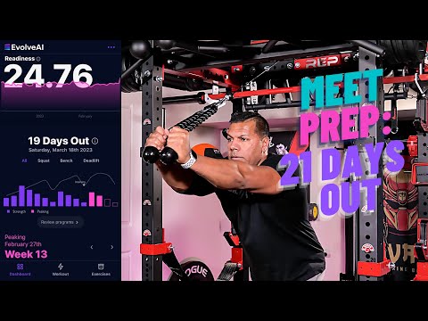 Powerlifting Meet Prep wk 6: Peaking on EvolveAI