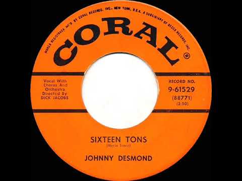 1955 HITS ARCHIVE: Sixteen Tons - Johnny Desmond