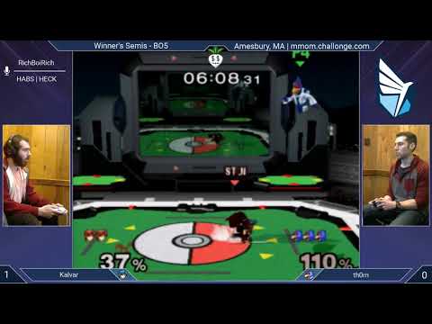 MMOM Bi-Monthly 12 SSBM - Kalvar (Marth) vs. th0rn (Falco) - Melee WSF