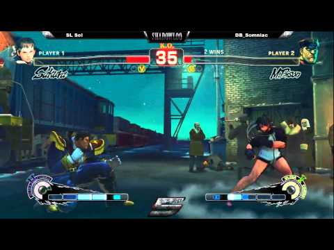 ShadowLogic BAM Qualifier // SL | SoLWalker [Sakura] Vs DB | Somniac [M.Bison] SSF4AE 2012 WF