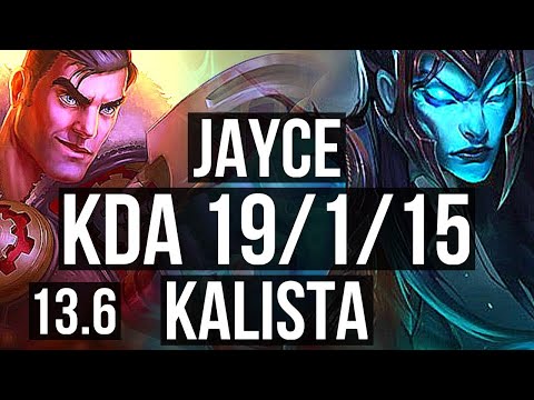 JAYCE vs KALISTA (TOP) | 19/1/15, Legendary, 300+ games | KR Master | 13.6