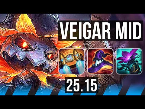 VEIGAR vs YUNARA (MID) | 9/1/10, Dominating | EUW Diamond | 25.15