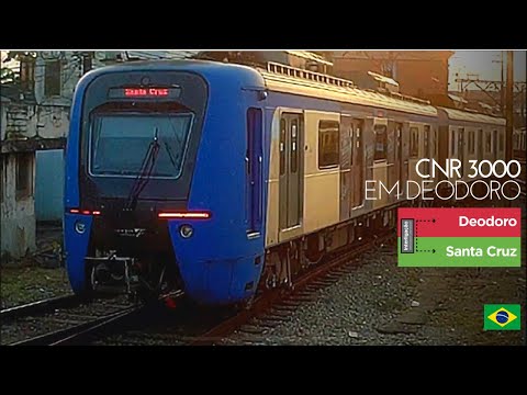 Supervia - Chegada e saída do CNR em Deodoro e um helicóptero :)