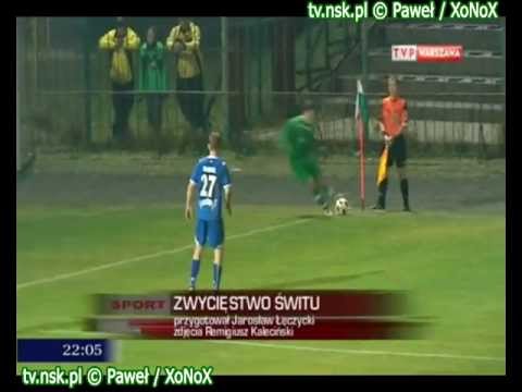 tv.nsk.pl 2011-11-05 MKS Świt Nowy Dwór Maz. - Stal Sandeco Rzeszów 3-0 (1-0) bramki relacja