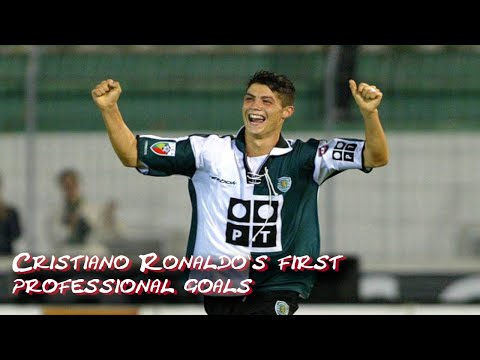When Cristiano Ronaldo (CR7) scored his first professional goal ?