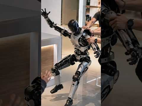 Niekada neprovokuok roboto! #robotas #pavojus #shorts