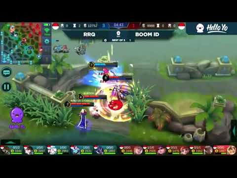 RRQ vs BOOM ID Match 2 - HELLO YO TOURNAMENT