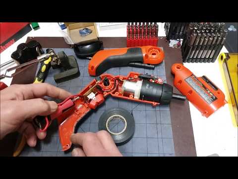 How To Upgrade Black & Decker Pivot Driver PD360 to 18650 Lithium Ion Battery Free