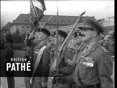 Sherwood Foresters Celebrate Battle Of "Alma" (1954)