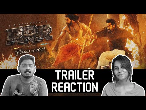 RRR Trailer Rreaction | NTR, Ram Charan, Ajay Devgn, Alia Bhatt SS Rajamouli | Unni & Viya