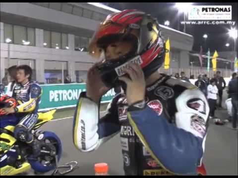 Rd 6 - Race 1 U115cc & SS600cc - 2010 PETRONAS Asia Road Racing Championship (original audio)