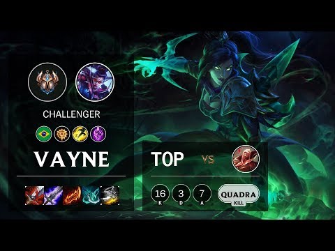 Vayne Top vs Vladimir - BR Challenger Patch 10.7