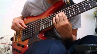 Deep Into The Night - Hiromi's Sonicbloom 　Bass Solo Cover