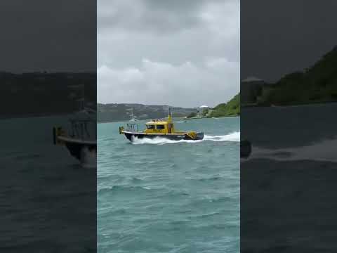 The Edmund Steele Pilot Boat on the high seas!