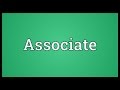 Associate Meaning 