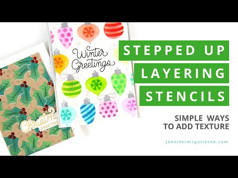Many Stepped-Up Layering Stencil Techniques