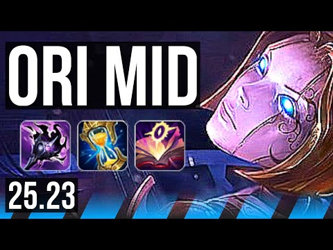 ORIANNA vs GALIO (MID) | 14/0/10, Legendary, 41k DMG | KR Challenger | 25.23