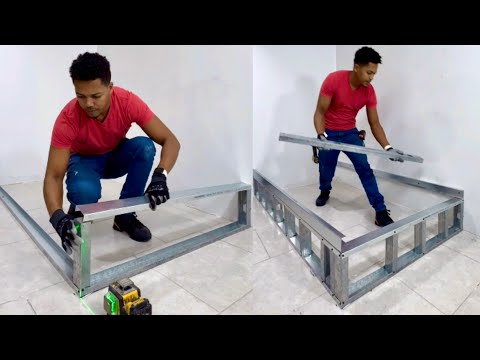 Make a bunk bed or bunk bed for a small room