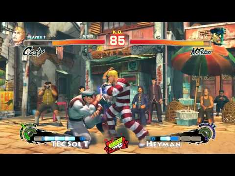 CW Rnd7 SSF4 AE SLoo|SoL [Cody] vs Heyman [M.Bison] Winners Semis