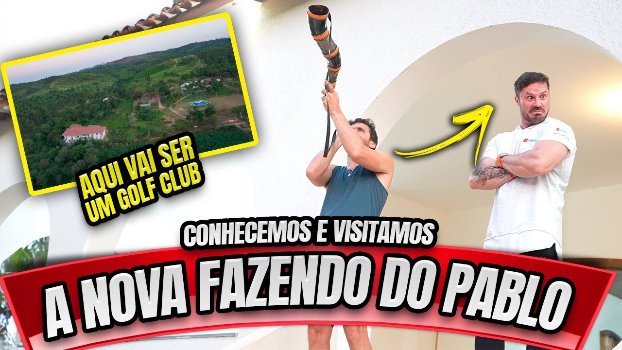 VISITAMOS A NOVA FAZENDA DE PABLO MARÇAL