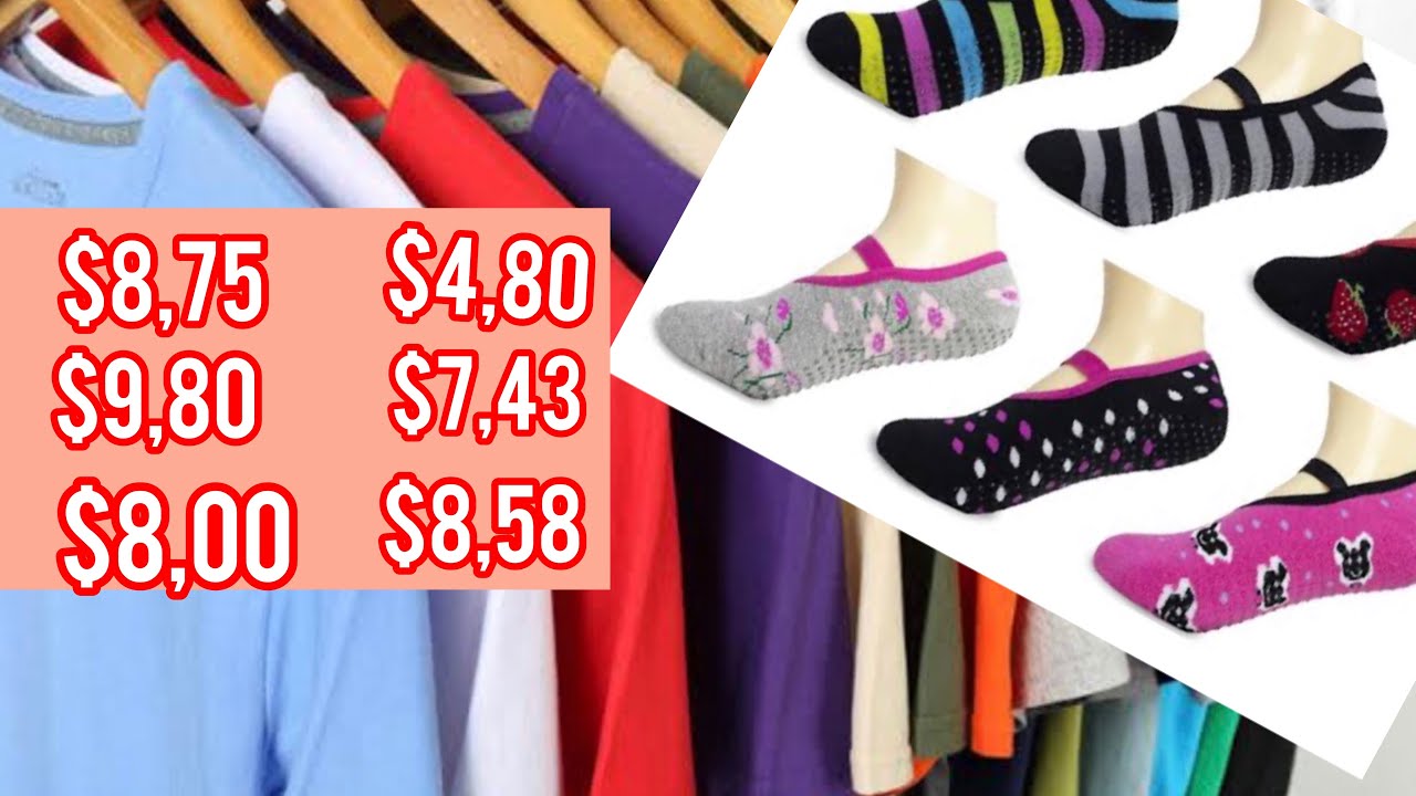 MEIAS PARA PILATES/MEIAS PARA HIDROGINÁSTICA/ CAMISAS E CAMISETAS DE VÁRIAS MARCAS COM PREÇO MUITO B