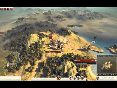 Let's Play Total War: Rome 2 - Sparta #1 (German) - Start in die Kampagne und Attacke auf Larisa.