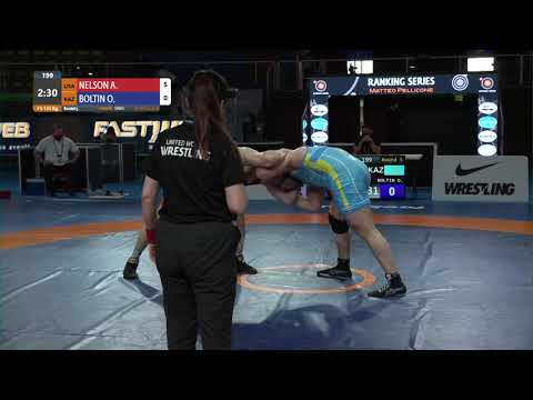 Round 5 FS - 125 kg: A. NELSON (USA) v. O. BOLTIN (KAZ)