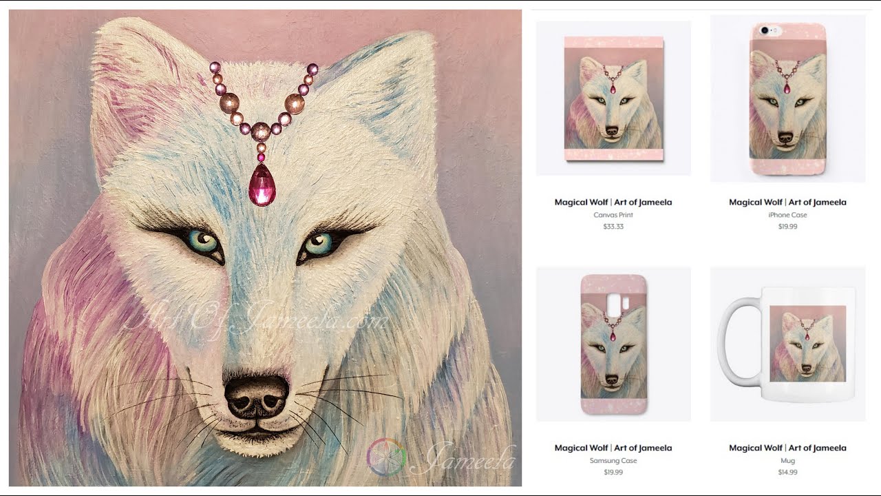 Magical Wolf | Time-Lapse Painting