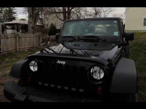 Rugged Ridge Smoked Bug Guard Install