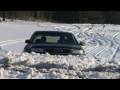 Audi A8 on snow 