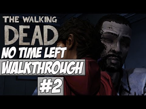 The Walking Dead Episode 5: No Time Left - Walkthrough Ep.2 w/Angel - Stuck On The Roof!