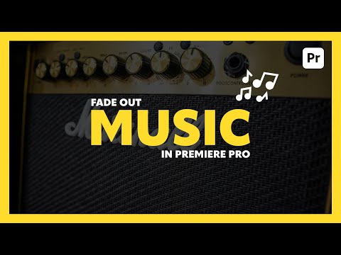 How to FADE MUSIC OUT in Premiere Pro
