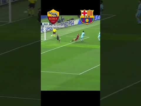 Barcelona vs roma comeback in UCL #football #shorts #championleague #messi #barcelona #roma