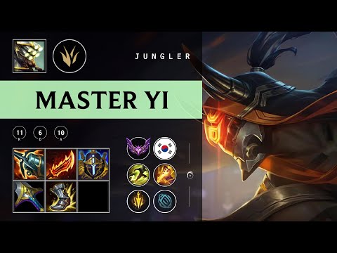 Master Yi Jungle vs Trundle - KR Master Patch 25.24