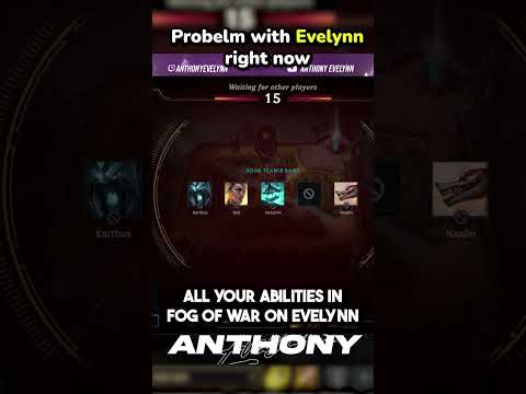 Evelynn is the most bugged champion 😂😂