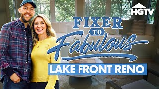 Lake Living: Sun Room, Party Deck & Fire Pit - Full Episode Recap | Fixer to Fabulous | HGTV