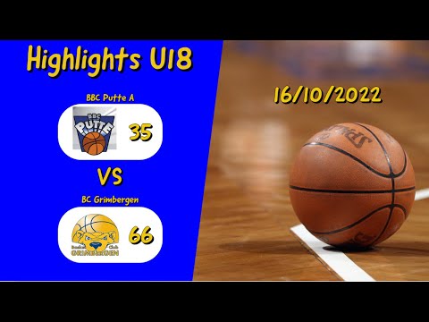 U18 BBC Putte A - BC Grimbergen (recap)