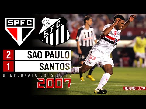 São Paulo 2x1 Santos - 2007 - UM GOLAÇO DO GAROTO BRENO E UMA VITÓRIA NA PRESSÃO, RUMO AO TÍTULO!