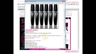 AVON- 1st order placing Tutorial