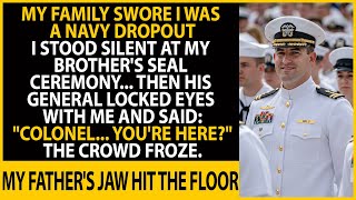 Family Called Me A Failure—then My Brother’s General Said: “Colonel… You’re Here?”