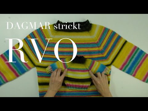 Anleitung RVO Raglan von oben stricken
