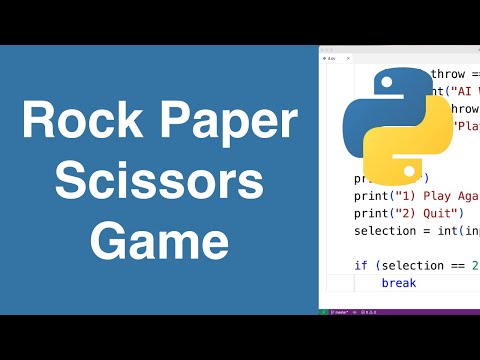 Rock Paper Scissors Game Python Example