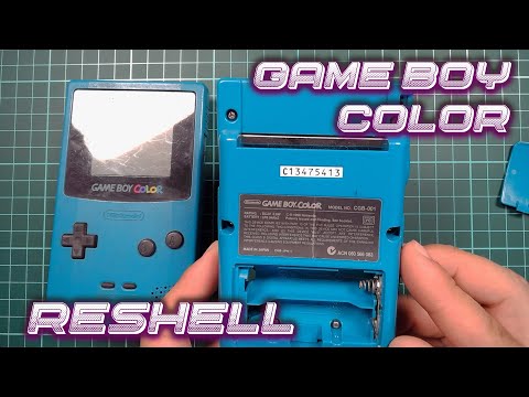NINTENDO GAME BOY COLOR RESHELL | CONSOLE RESTORATION | HANDHELD REPAIR