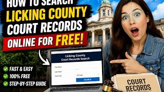 How to search Licking County court records online for free