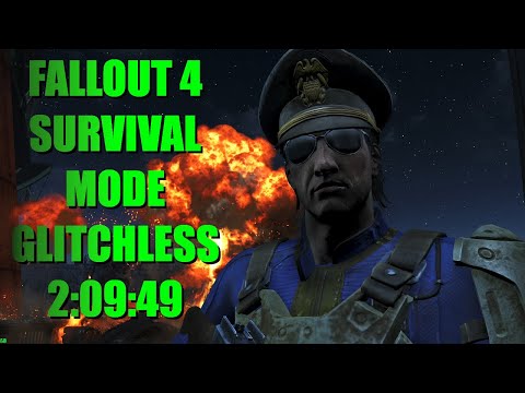 Fallout 4 Survival Mode Glitchless Speedrun 2:09:49