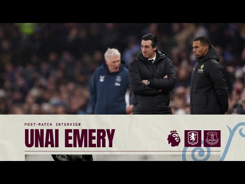 "We must accept it" | Unai Emery on defeat to Everton 🗣️