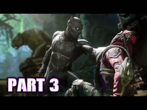 MARVELS AVENGERS BLACK PANTHER DLC War for Wakanda Walkthrough Gameplay - Part 3